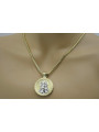 "Faithful Elegance: Gold Jesus Pendant on Luxe Rope Chain" 