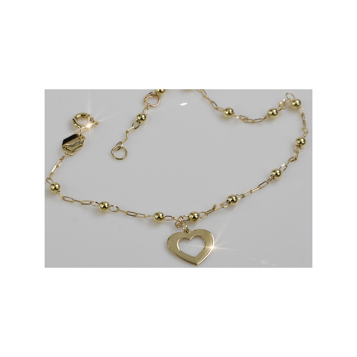 Yellow rose gold bracelet ★ russiangold.com ★ Gold 585 333 Low price