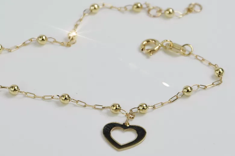 Yellow rose gold bracelet ★ russiangold.com ★ Gold 585 333 Low price