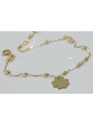 Yellow rose gold bracelet ★ russiangold.com ★ Gold 585 333 Low price