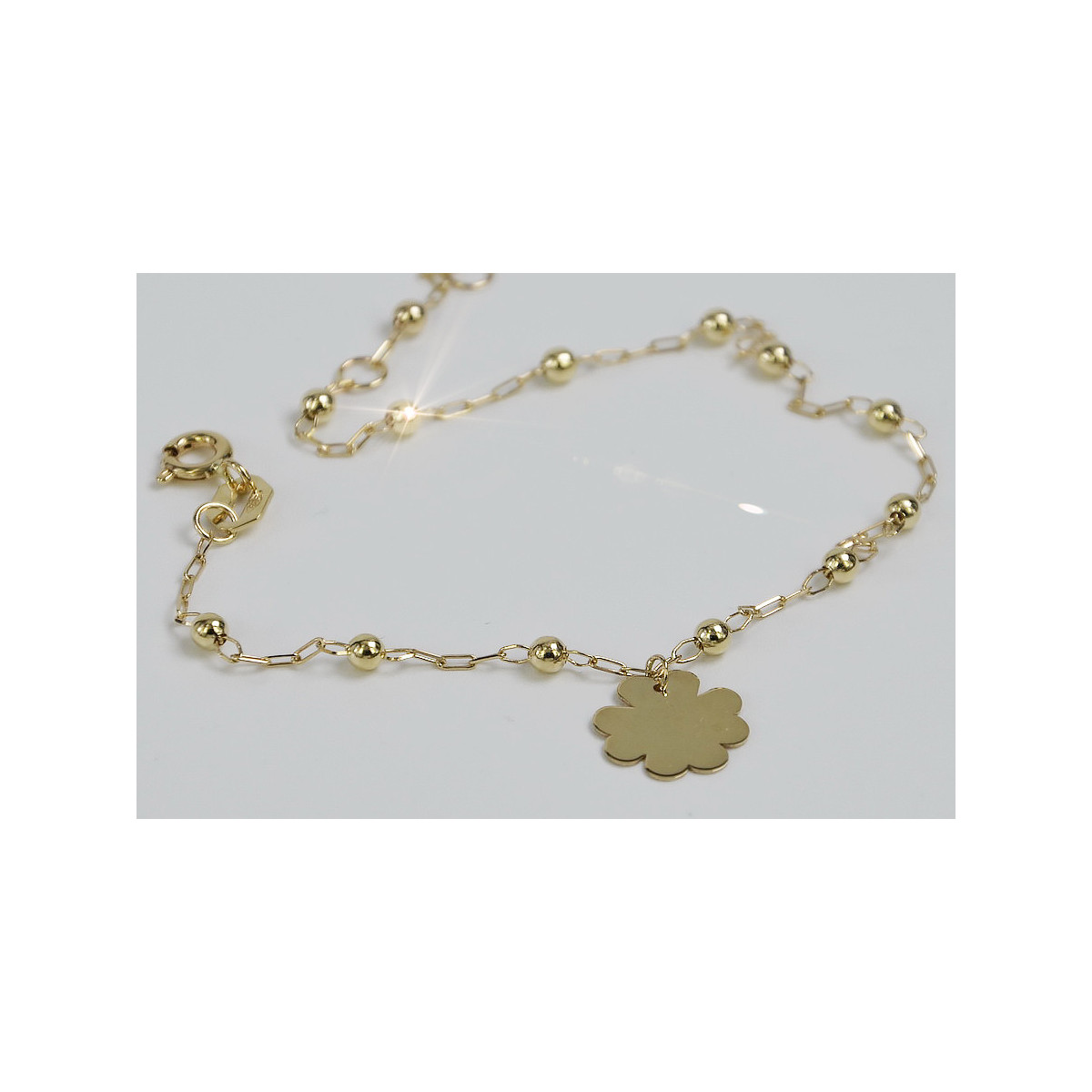 Bracelet en or rose jaune ★ russiangold.com ★ Or 585 333 Petit prix