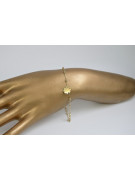 Yellow rose gold bracelet ★ russiangold.com ★ Gold 585 333 Low price