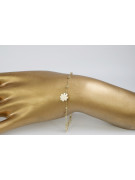 Yellow rose gold bracelet ★ russiangold.com ★ Gold 585 333 Low price