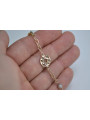 Pulsera de Fantasía en Oro Italiano 14k Blanco y Amarillo cfb002yw