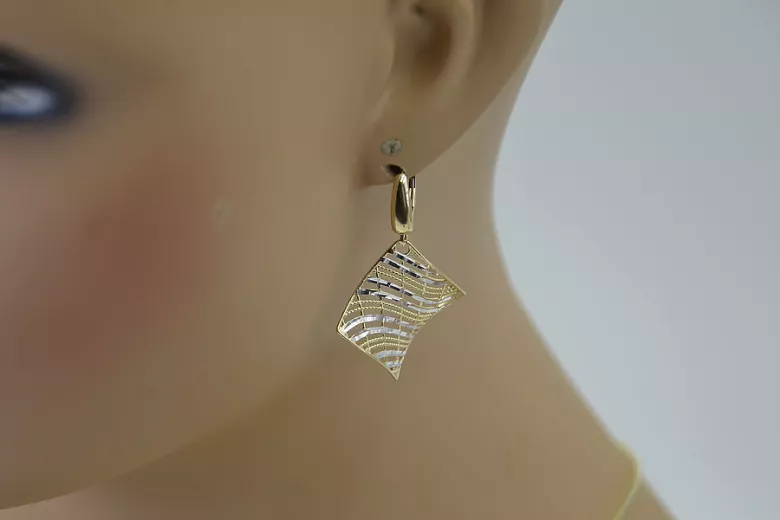 Pendientes de oro russiangold.com Muestra de ★ oro 585 333 ¡★ Precio bajo!