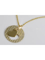 Gold pendant pendant ★ zlotychlopak.pl ★ Gold hallmark 585 333 low price