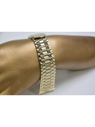 Bracelet de montre en or jaune 14 carats ajustable mbw009y