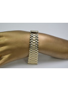 Bracelet de montre en or jaune 14 carats ajustable mbw009y