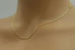 14K Yellow White Gold Bicolor Spiga Chain cc036yw