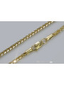 14K Yellow White Gold Bicolor Spiga Chain cc036yw