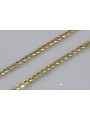 Gelb weiß 585 14k bicolor gold Spiga Kette cc036yw cc036yw