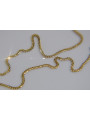 14K Yellow White Gold Bicolor Spiga Chain cc036yw