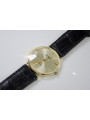 Gold men's watch Geneve ★ zlotychlopak.pl ★ Gold purity 585 333 Low Price!