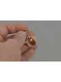 "Sophisticated Vintage Amber Pendant in 14K Rose Gold" vpab004 vpab004