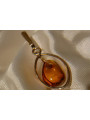 "Original Amber Pendant in Vintage 14K Rose Gold" vpab006 vpab006