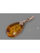 "Pendentif Ambre Vintage en Or Rose 14 Carats d'Origine" vpab015 vpab015