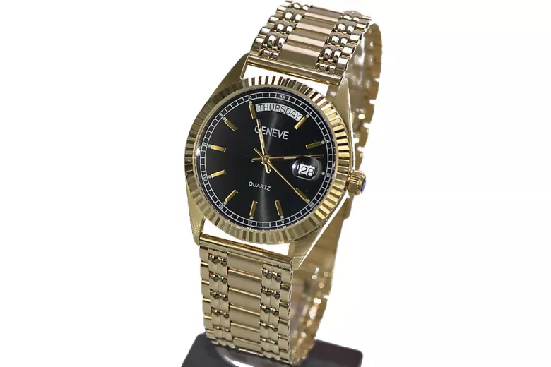 Montre homme en or Genève ★ zlotychlopak.pl ★ Pureté de l’or 585 333 Prix bas!