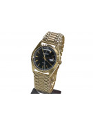 Gold men's watch Geneve ★ zlotychlopak.pl ★ Gold purity 585 333 Low Price!