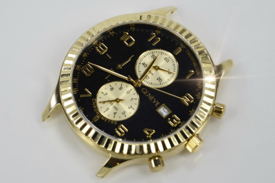 Złoty zegarek męski Genewa z 14-karatowym złotem 585 mw007ydb&mbw007y