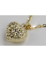 Pendentif ★ coeur en or zlotychlopak.pl ★ Echantillon d’or 585 333 prix bas