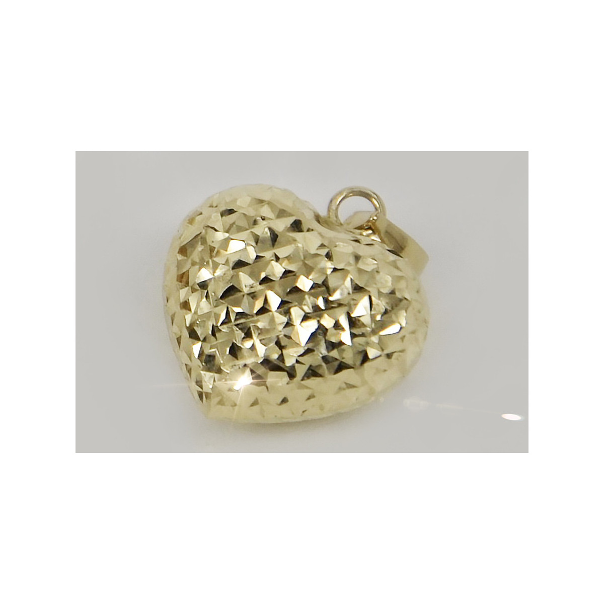 Pendentif ★ coeur en or zlotychlopak.pl ★ Echantillon d’or 585 333 prix bas