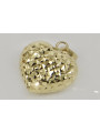 Gold heart pendant ★ zlotychlopak.pl ★ Gold sample 585 333 low price