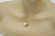 14K Yellow Gold Heart Pendant cpn017y