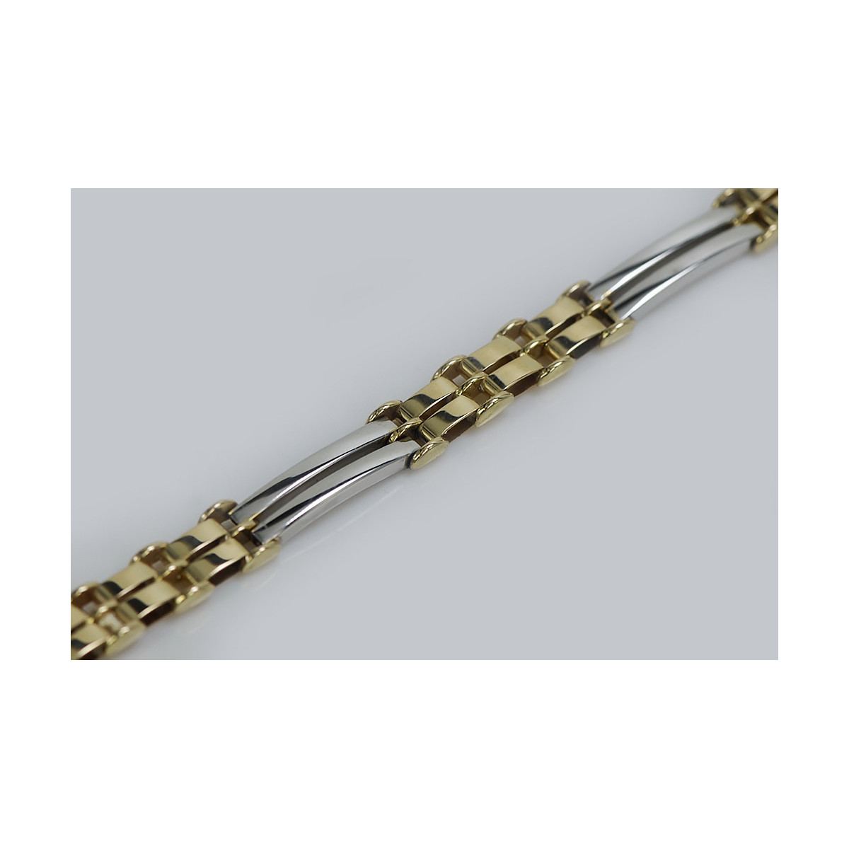 Yellow rose gold bracelet ★ russiangold.com ★ Gold 585 333 Low price