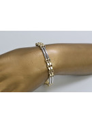 Yellow rose gold bracelet ★ russiangold.com ★ Gold 585 333 Low price