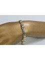 Yellow rose gold bracelet ★ russiangold.com ★ Gold 585 333 Low price