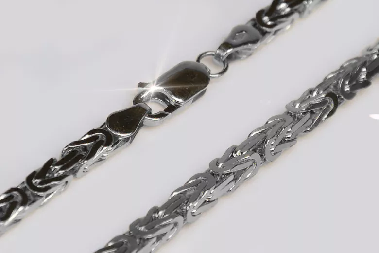 Bracelet Byzantin en argent sterling 925 avec différentes pierres précieuses cb014s