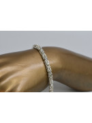 Pulsera de Plata de Ley 925 con Diseño Bizantino cb014s