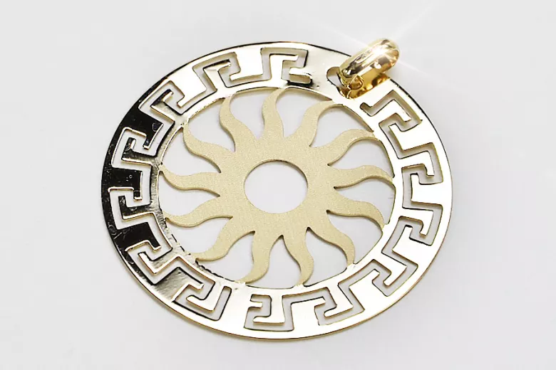 Pendentif ★ en or zlotychlopak.pl ★ Echantillon d’or 585 333 prix bas