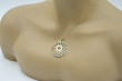 Elegant 14K Yellow Gold Greek Pendant cpn019