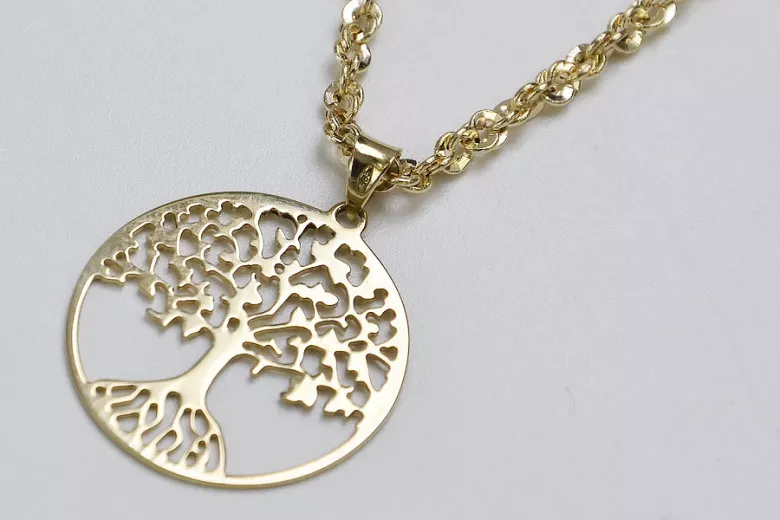 Gold pendant pendant ★ zlotychlopak.pl ★ Gold hallmark 585 333 low price