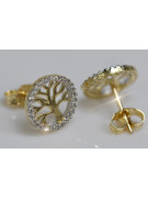 Boucles d’oreilles en or zlotychlopak.pl ★ Échantillon d’or ★ 585 333 Prix bas!