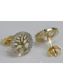 Pendientes de oro zlotychlopak.pl Muestra de ★ oro 585 333 ¡★ Precio bajo!