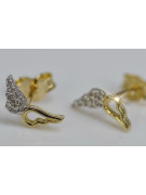 Boucles d’oreilles en or zlotychlopak.pl ★ Échantillon d’or ★ 585 333 Prix bas!