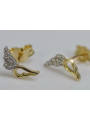 Boucles d’oreilles en or zlotychlopak.pl ★ Échantillon d’or ★ 585 333 Prix bas!