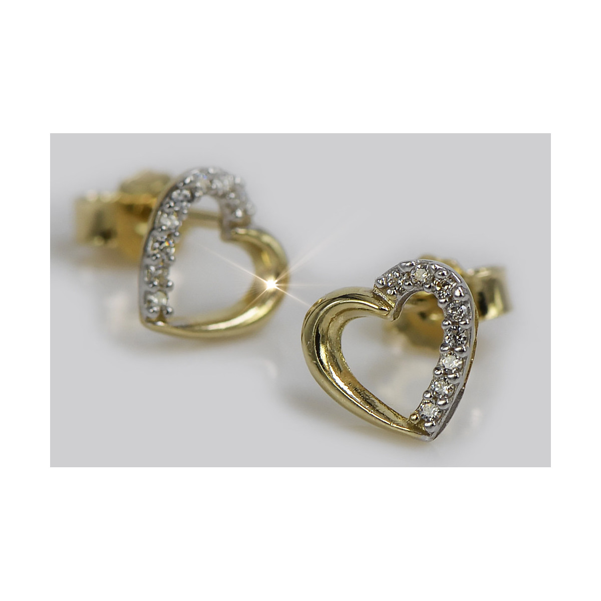 Boucles d’oreilles en or zlotychlopak.pl ★ Échantillon d’or ★ 585 333 Prix bas!