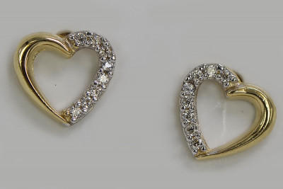 Gold earrings ★ zlotychlopak.pl ★ Gold sample 585 333 Low price!