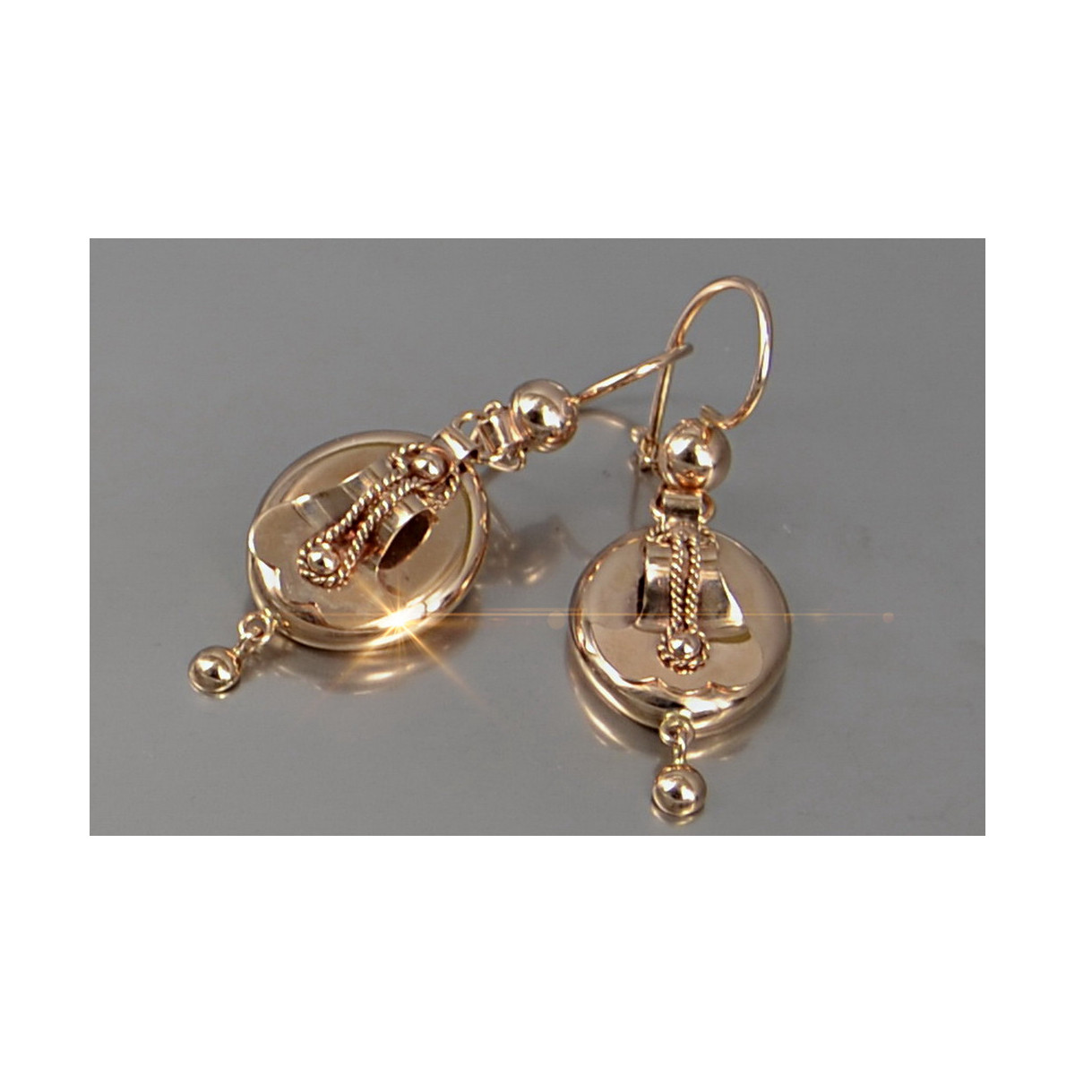 Boucles d’oreilles en or zlotychlopak.pl ★ Échantillon d’or ★ 585 333 Prix bas!