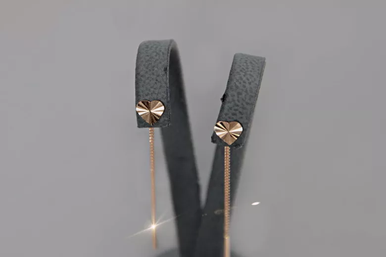 Gold earrings ★ zlotychlopak.pl ★ Gold sample 585 333 Low price!