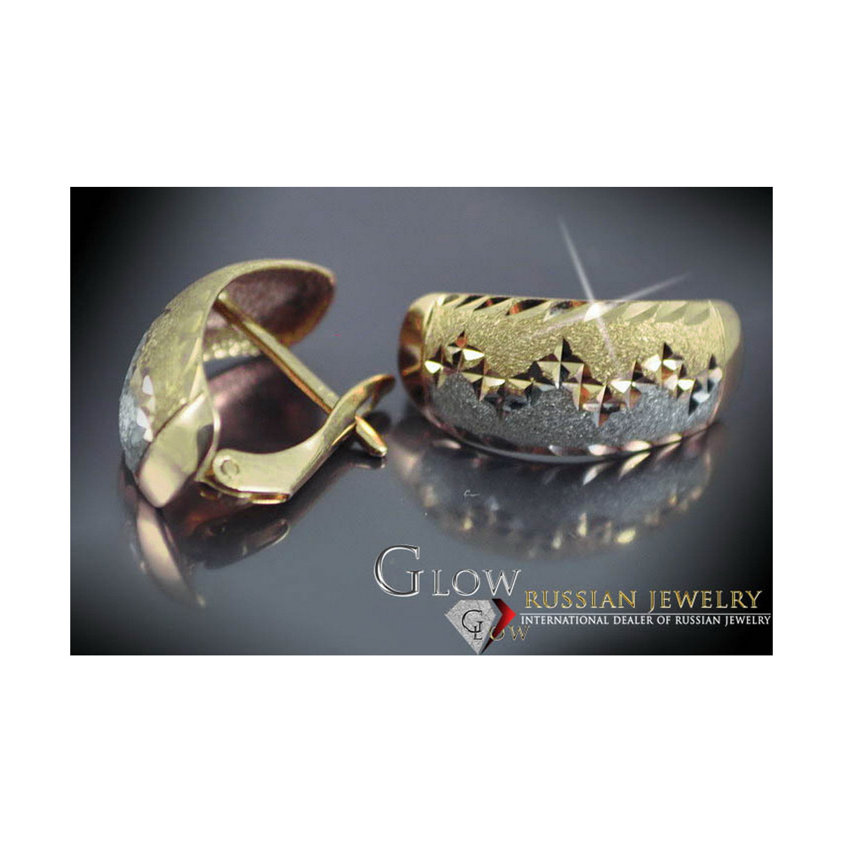 Boucles d’oreilles en or zlotychlopak.pl ★ Échantillon d’or ★ 585 333 Prix bas!