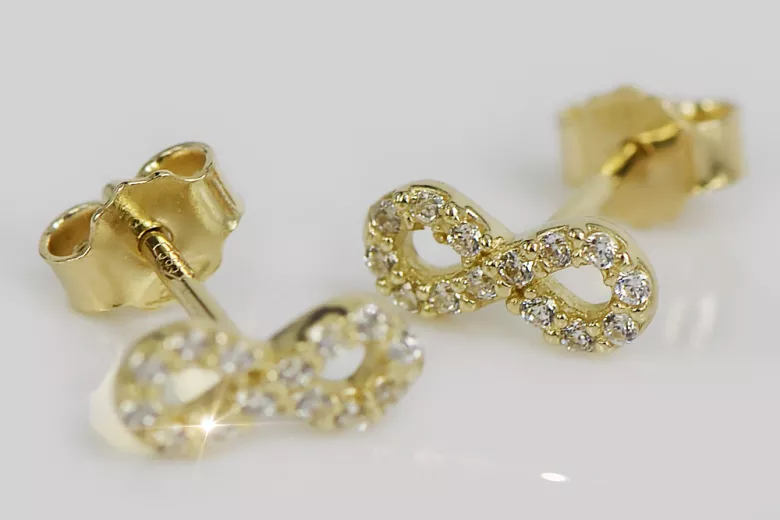 Pendientes de oro zlotychlopak.pl Muestra de ★ oro 585 333 ¡★ Precio bajo!