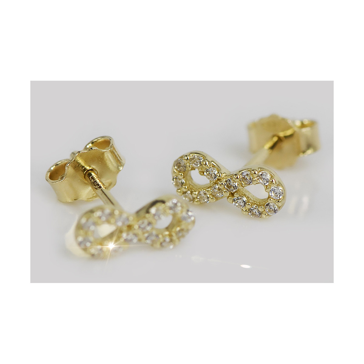 Pendientes de oro zlotychlopak.pl Muestra de ★ oro 585 333 ¡★ Precio bajo!