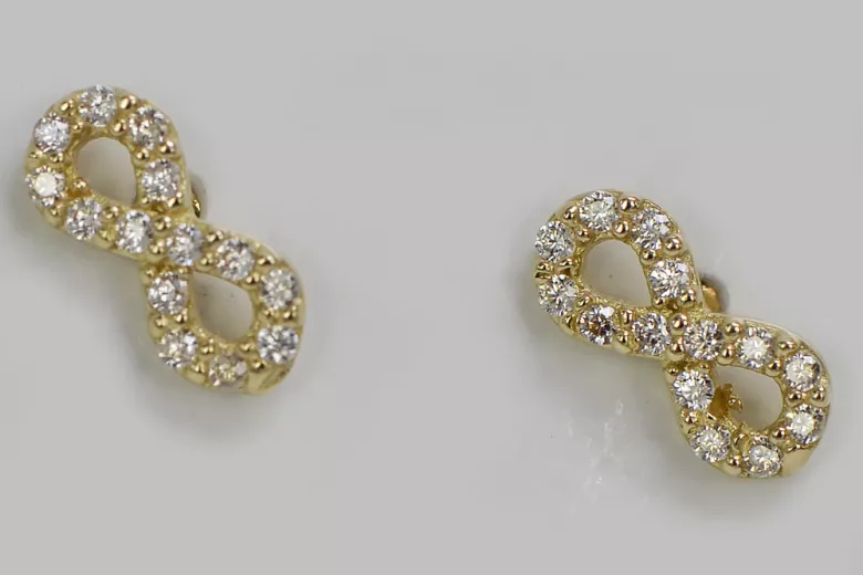 Pendientes de oro zlotychlopak.pl Muestra de ★ oro 585 333 ¡★ Precio bajo!