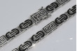 Sterling Silver 925 Byzantine Versace Chain Necklace with Various Length Options cc050s