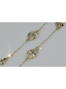 Pulsera Fantasía de Oro Blanco y Amarillo 14K con Diferentes Piedras cb072yw