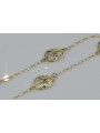 Pulsera Fantasía de Oro Blanco y Amarillo 14K con Diferentes Piedras cb072yw